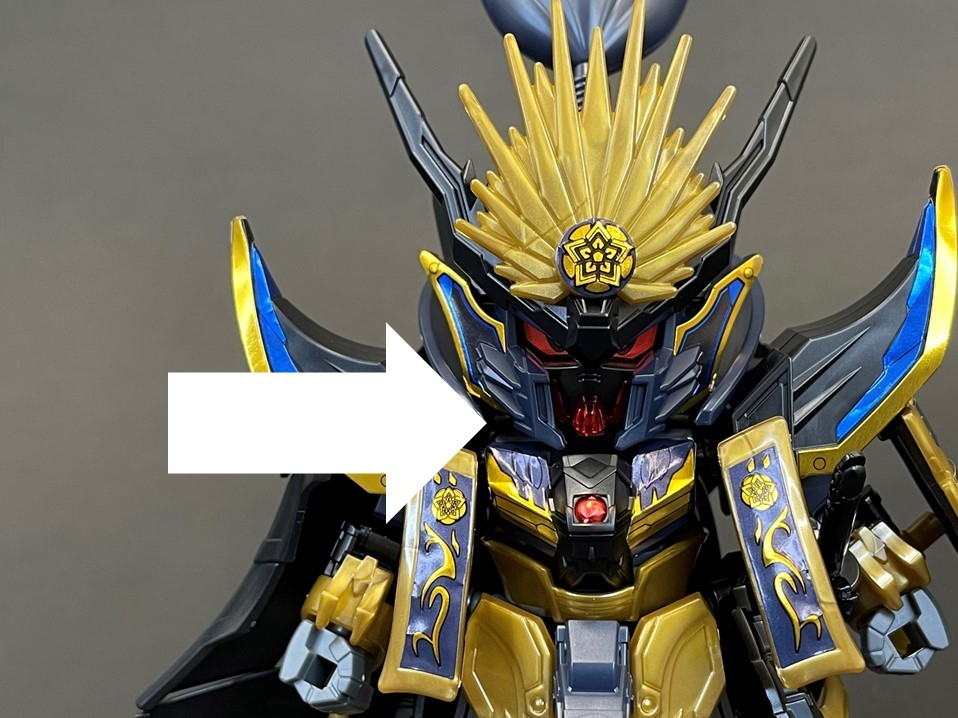 塗装済み 信長ガンダムエピオン ダークマスク.ver 塗装済み 信長ガンダムエピオン ダークマスク.ver