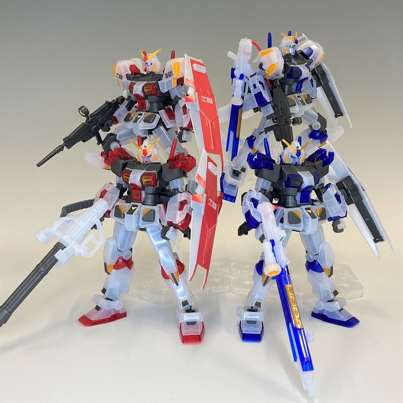 限定品紹介】HG 1/144 ガンダム4号機[クリアカラー]×HG 1/144 ガンダム ...