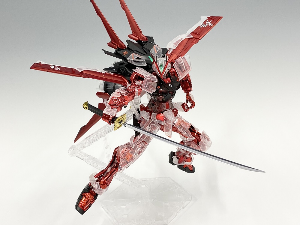 ＭＧ 1/100 ガンダムアストレイレッドフレーム フライトユニット クリア