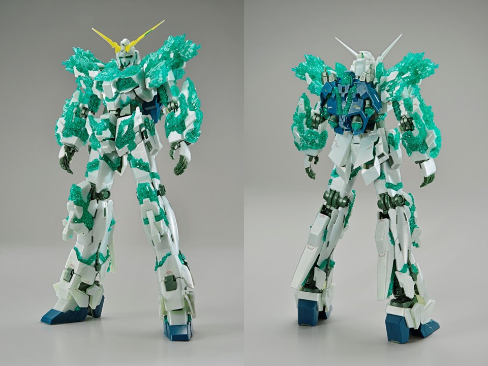 販売方法案内】MG 1/100 ガンダムベース限定 ユニコーンガンダム (光の 