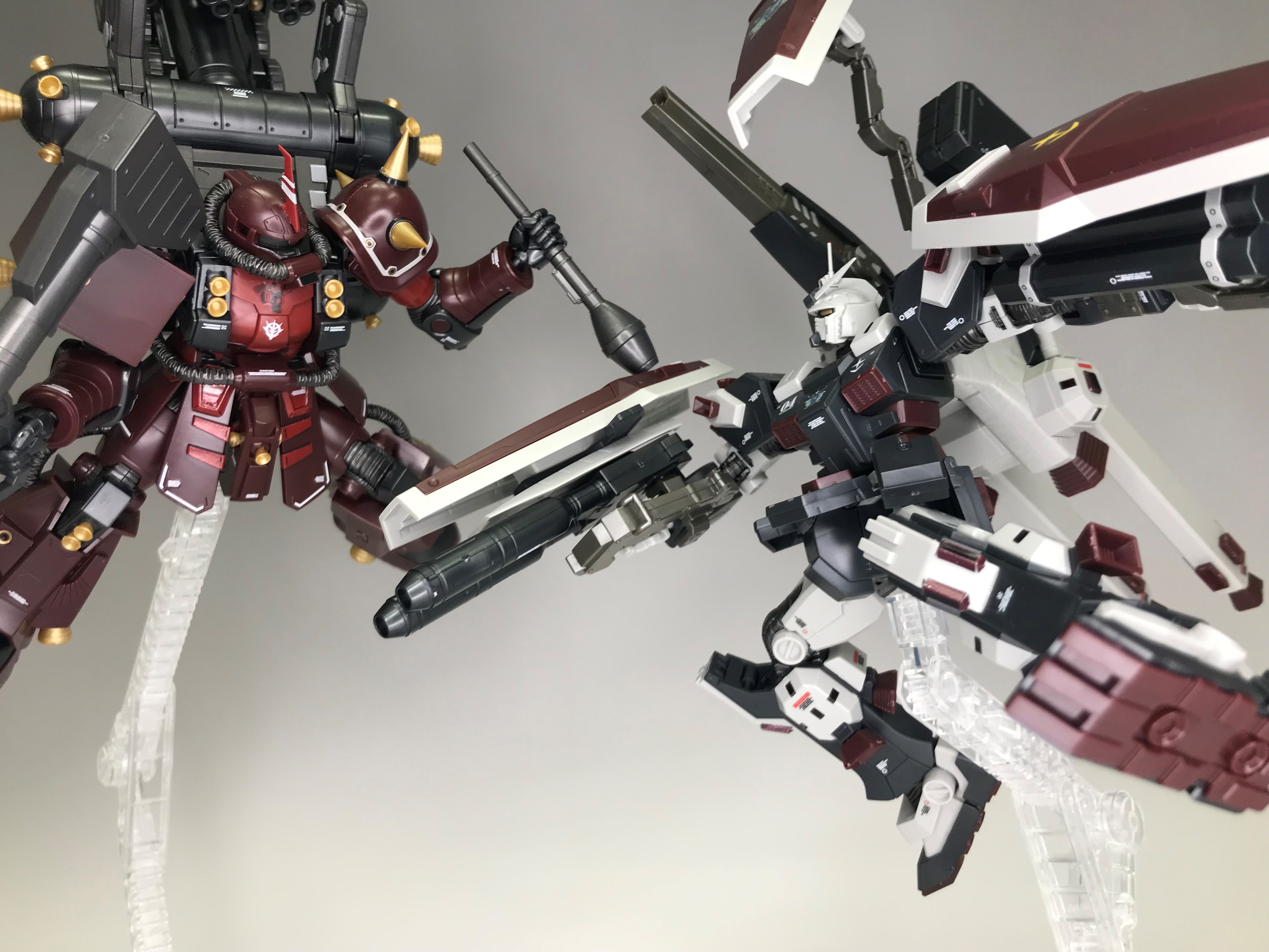 ＭＧ フルアーマーガンダム サイコザク ２体セット-