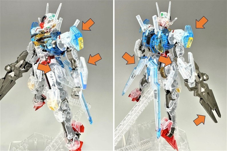 新商品紹介】『HG 1/144 ガンダムエアリアル [クリアカラー]』レビュー 