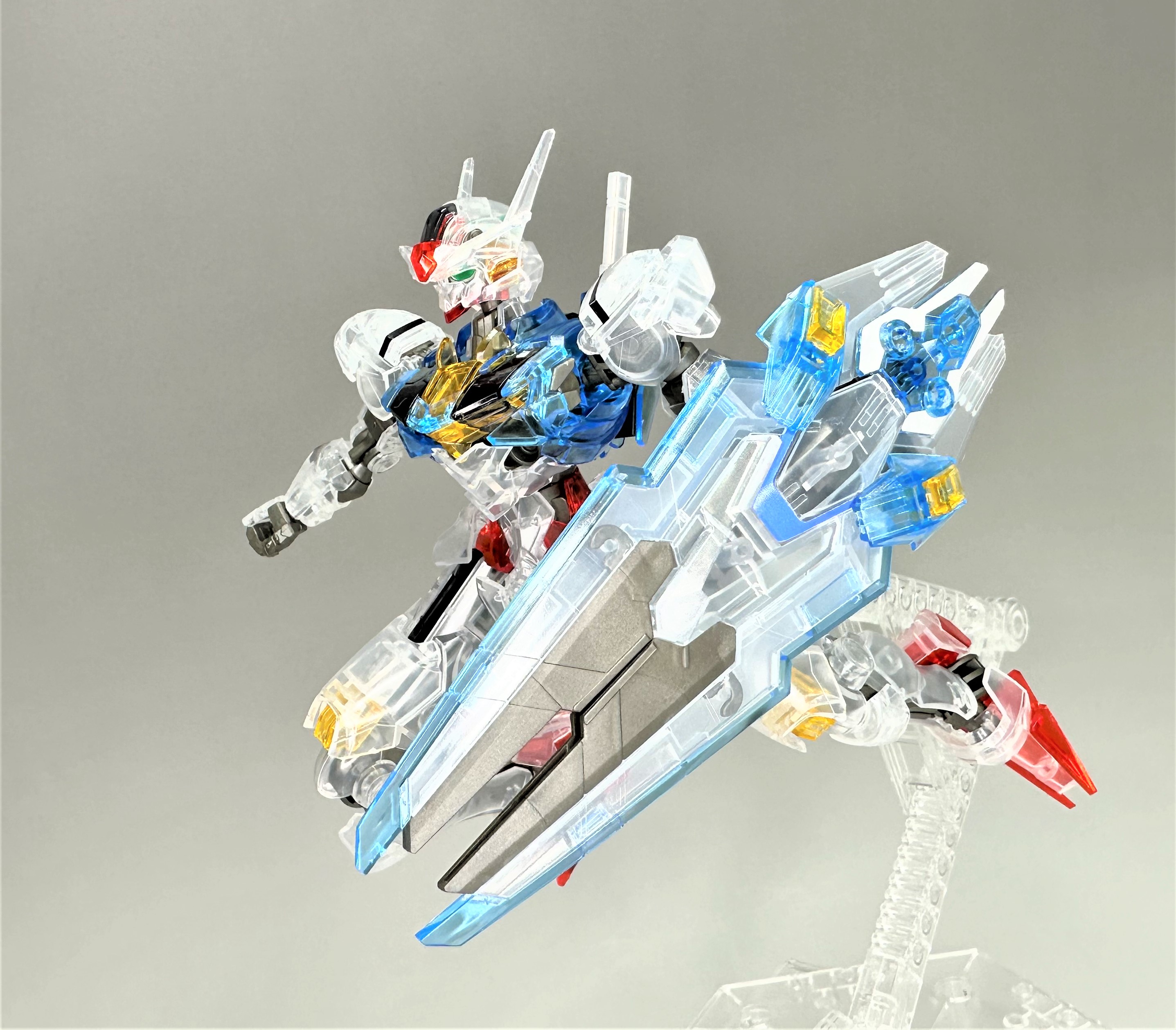 新商品紹介】『HG 1/144 ガンダムエアリアル [クリアカラー]』レビュー 