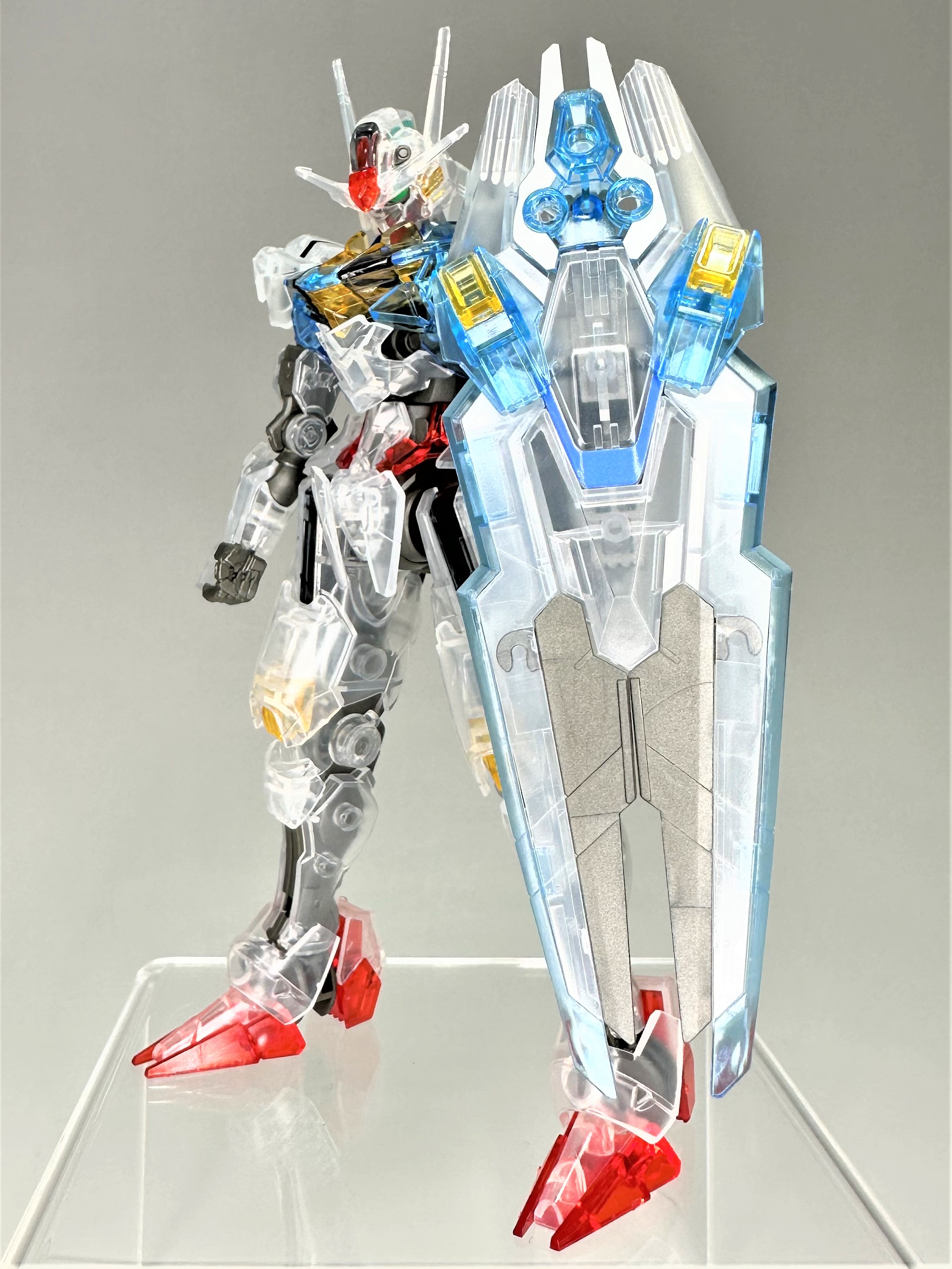 新商品紹介】『HG 1/144 ガンダムエアリアル [クリアカラー]』レビュー ...