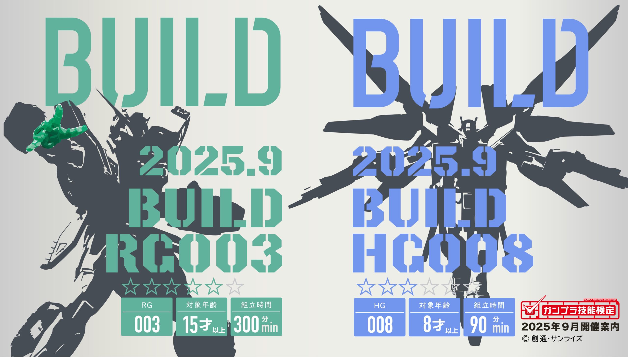 9月のガンプラ検定