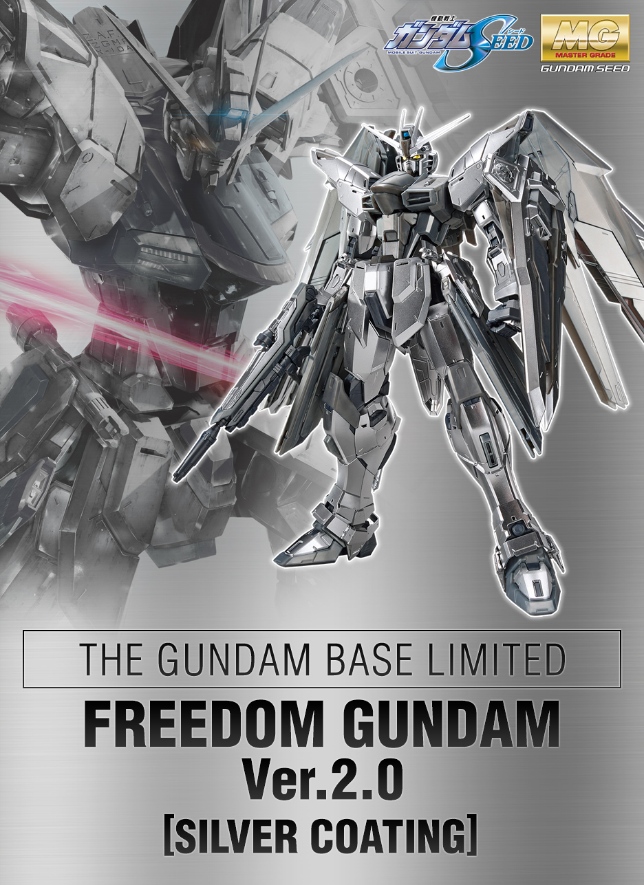 MG 1/100 ガンダムベース限定 フリーダムガンダム Ver.2.0[シルバー