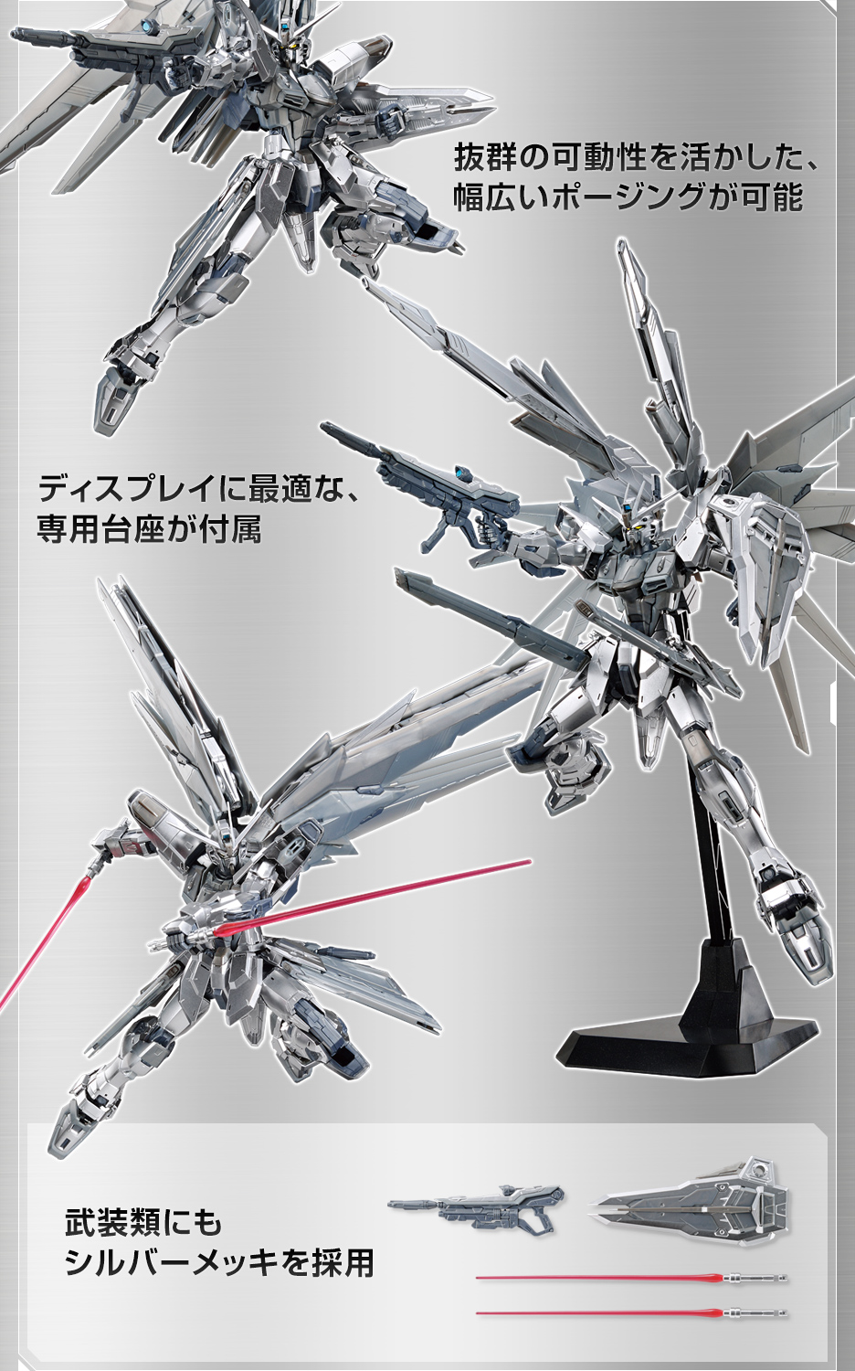 MG 1/100 ガンダムベース限定 フリーダムガンダム Ver.2.0[シルバーコーティング]