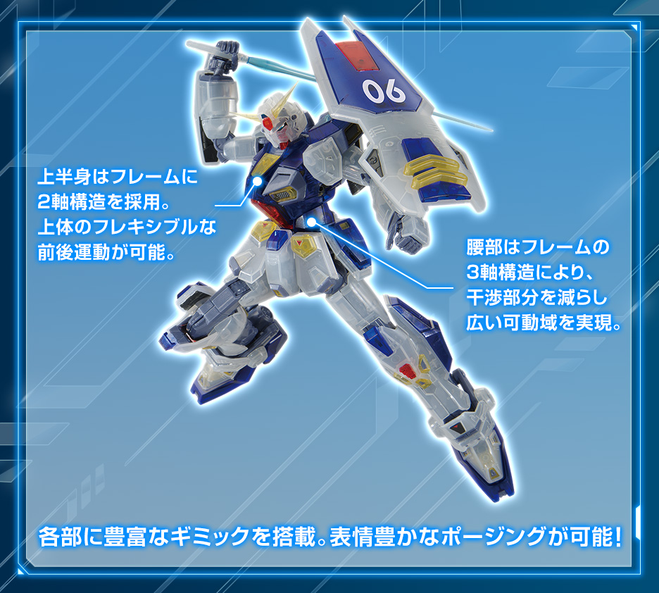 MG 1/100 Formula 90 Gundam F90(Clear Color)