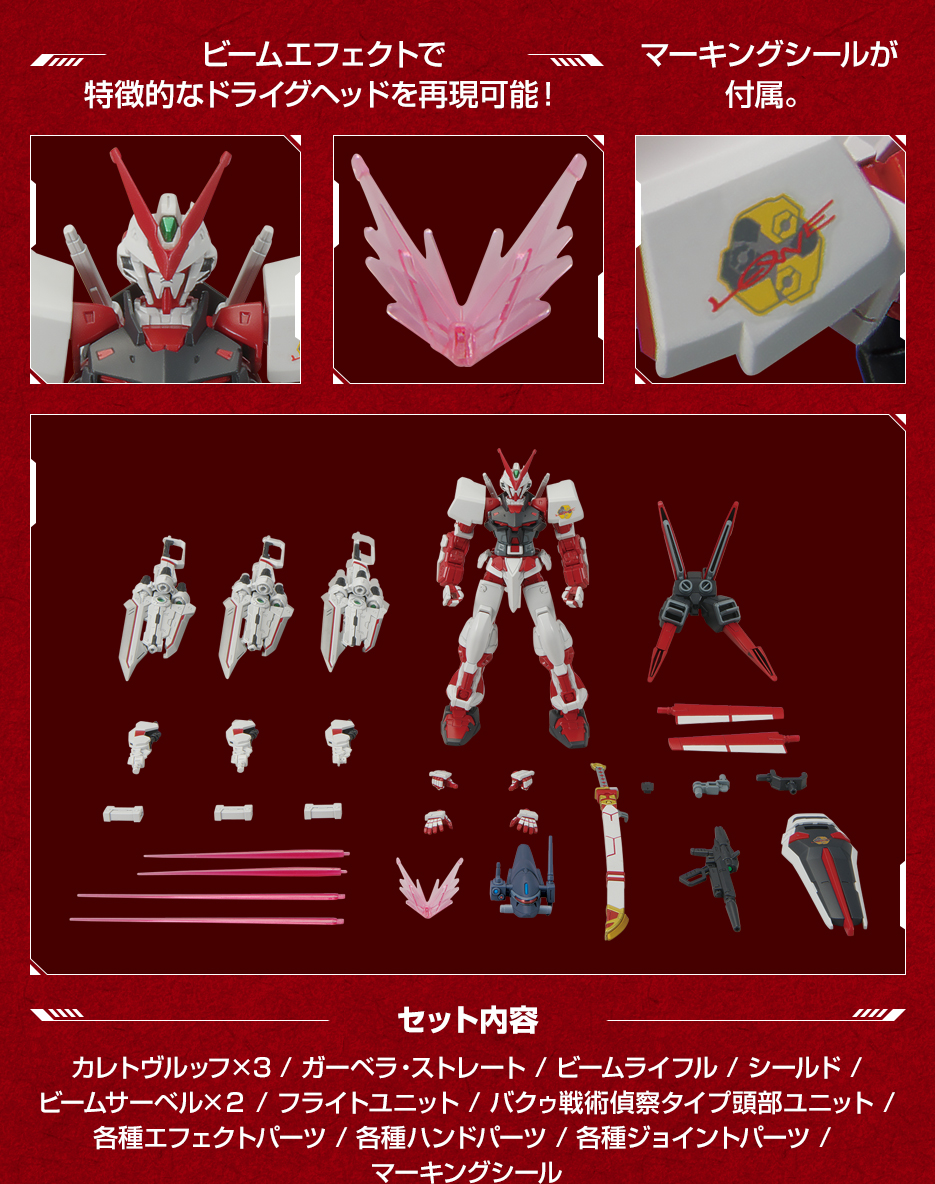 HGGS 1/144 MBF-P02 Gundam Astray Red Dragon