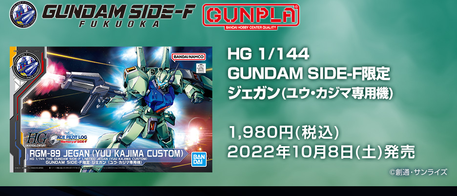 HG 1/144 GUNDAM SIDE-F限定 ジェガン (ユウ・カジマ専用機)