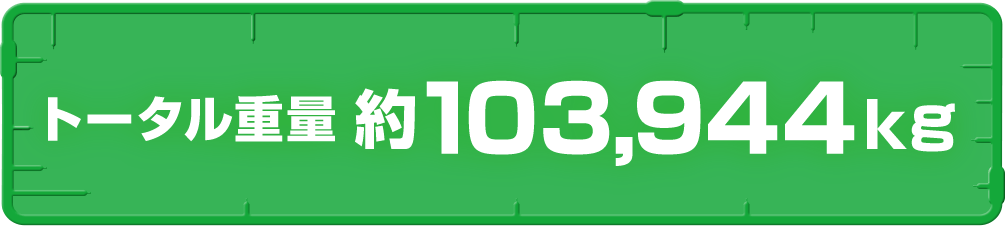 トータル重量　約103,944kg
