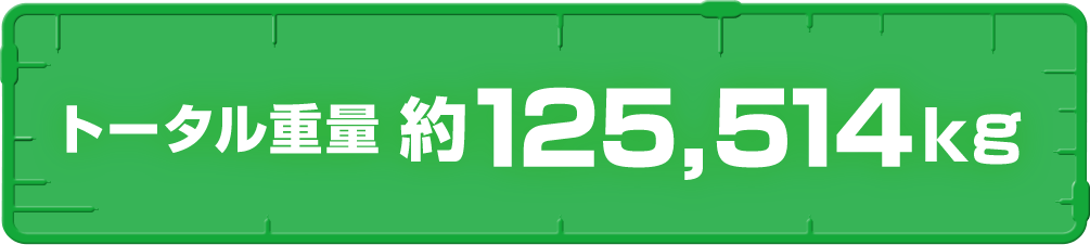 トータル重量　約125,514kg