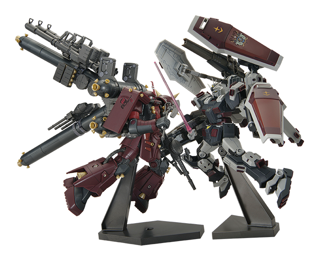 HG 1/144 ガンダムベース限定 フルアーマー・ガンダム VS サイコ・ザク セット (機動戦士ガンダム サンダーボルト10周年記念Ver.)_商品画像01